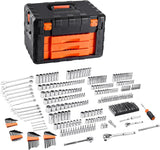 Mechanical tool kits and socket sets, consisting of 450 pieces, available in sizes of 1/4 inch, 3/8 inch and 1/2 inch, deep and standard socket types, conforming to the standards of the American Society of Automotive Engineers, with American metric m image 3