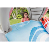 Inflatable Backyard Water Slide with Surf Riders & Electric Air Pump image 4