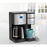 Cuisinart Single Serve 12 Cup Coffee Maker, Offers 3 Sizes: 6 Ounces, 8 Ounces and 10 Ounces, Stainless Steel, SS 15P1: Home & Kitchen image 2