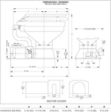 Electric Marine Toilet, Boating Head image 2