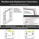 Door Weather Stripping Soundproof Door Seal Strip V-Shaped "Q" Foam Kerf Weather Stripping image 4