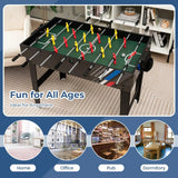 The multi-functional game table integrates a football table, a billiards table, an air curling table and a table tennis table. It is an ideal combination game table for a family game room. image 4
