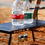 Folding Grill Table Metal Portable, Good Load-Bearing Capacity Items Can Be Hung on The Edge, Portable Camping Table, for Outdoor Picnic, BBQ, Cooking image 3