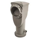 Gallons Per Hour 2 in 1 Filter Pump and Skimmer System with Clamps and 1.5 Inch Hose Fitting for Above Ground Swimming Pools image 2