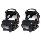 Car seat belt-style travel set for babies, equipped with a safety belt and additional comfort cover, suitable for babies weighing no more than 35 pounds. 2 sets, khaki color