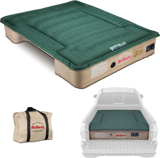 Car air cushion bed, suitable for medium-sized short-bed trucks ranging from 6 feet to 6.5 feet in length, equipped with a portable DC air pump