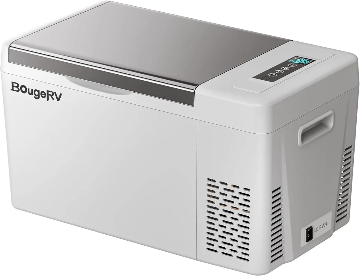 12 Volt Refrigerator 12V Car Fridge 23 Quart Portable Freezer Compressor Cooler 12/24V DC 110~240 Volt AC for Truck Van RV Camper SUV Travel Camping Road Trips Tailgating -7℉~50℉