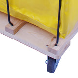 Basket Trucks,Service Carts Yellow 8 Bushel Knock Down Truck,Carts, 10.0 cu. ft, 400 lb, 34" L X 22" W X 30.5" H Capacity image 3