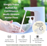 Mighty Sink Portable Sink: Patented Wash Station with Electronic Faucet | 2 Gallons | Easy Setup | Indoor & Outdoor Use | Ideal for Dishwashing, Camping Hygiene, Gardening, Pottery & More image 2