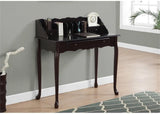 Traditional office desk, made of solid wood, dark cherry wood color, 36 inches in length image 2