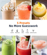 Slushie Machine,24-Hour Delay Start&Cold Retention, 68 oz Slushy Machine with Self-Cleaning Function, Frozen Drink Maker with 5 Preset Programs,Frozen Margaritas, Frappés, and More image 2