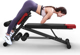 FINER FORM Multi-Functional Adjustable Weight Bench for Total Body Workout