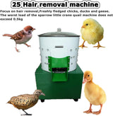 Chicken Plucker, Poultry De-featherer with 110 Rubber Fingers, 60W High-Efficiency Hair Plucking, Stainless Steel, for Duck Goosey Farm image 4