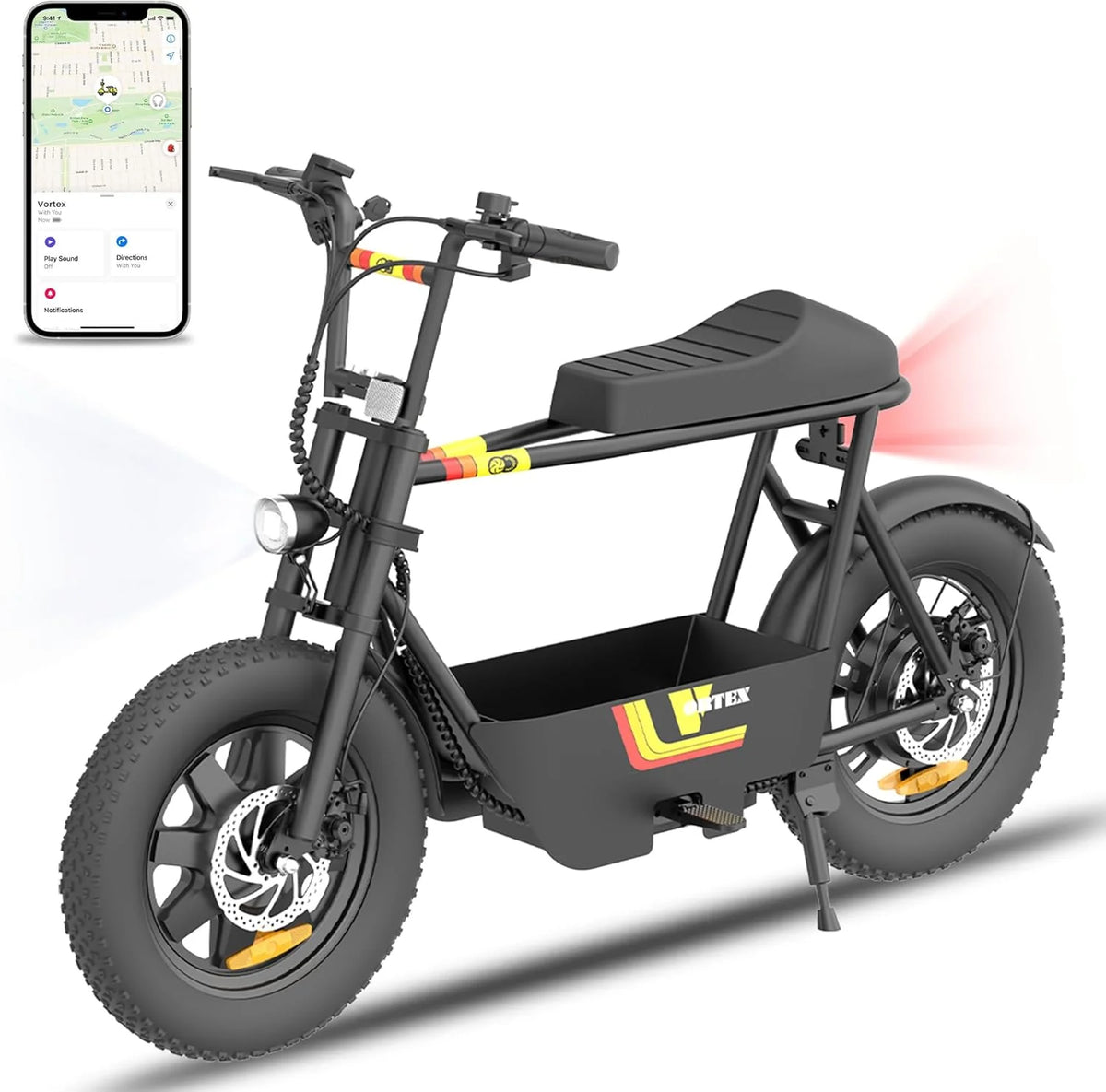 Safe electric scooter | Maximum power 470 watts motor | 16 3-inch wear-resistant rubber tires | Maximum speed up to 32 kilometers per hour, range up to 28 kilometers | Classic style leisure electric scooter, equipped with large storage space