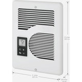 Cadet Energy Plus Wall Heater, Digital Thermostat, 240/208/120V, White image 3