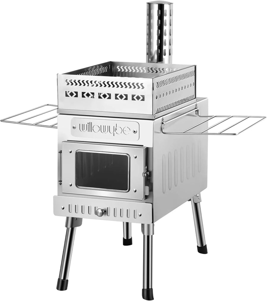 Outdoor sauna hot water tent stove, rocket-type heater, portable camping wood stove, cooking equipment for dry sauna, cooking tools suitable for husbands and friends