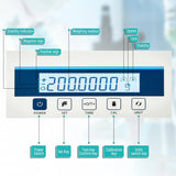 Lab Scale, Digital Analytical Balance 220g/ 0.1mg, High Precision Scientific Precision Scale Accuracy 0.0001g, Balance Scale for Coin/Jewelry/Powder with Weights and RS232 Interface image 2