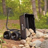 Heavy Duty Poly Utility Dump Wagon Garden Cart w/Pneumatic Tires, 6 Cu Ft - 1200 lb Capacity Outdoor Wheelbarrow for Yard, Landscaping & Gardening, Lawn Tractor or ATV Towable-Gorilla Carts image 2