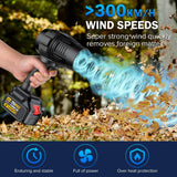 Electric Cordless Leaf Blower, Handheld Electric Leaf Blower, Mini Jet Dry Blower Fan with 2 Packs 2.6Ah Batteries and Charger, Violent Turbo Jet Blower for Lawn, Patio, Outdoors, Car, Home image 3