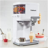 Cuisinart Soft Serve Ice Cream Machine- Mix It In Ice Cream Maker for Frozen Yogurt, Sorbet, Gelato, Drinks 1.5 Quart, White, ICE-48 image 2