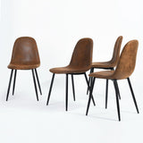 39F Charlton Suede Dining Chair, Brown image 7