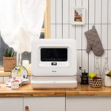COSTWAY Portable Countertop Dishwasher, with 7.5L Openable Water Tank image 2