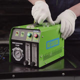 Smoke machine leakage tester, 12-volt DC car smoke machine leakage detector, equipped with an air flow meter and an oil level gauge, suitable for all vehicles. image 4
