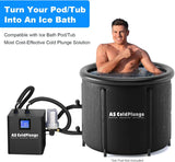Ice Bath Water Chiller for Cold Plunge Tubs, 1/3 HP Upgraded Ice Bath Chiller with External Filter Water Pump, Ideal for Cold Plunge Recovery Ice Bath Tubs Home Use 110V Cooling Chiller image 3