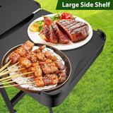 Outdoor Grill Table Cart 57"x24"x35", Outdoor Kitchen Island with Storage & Large Tabletop for Blackstone Griddle, Ooni Pizza Oven, Ninja Woodfire Grill, BBQ Station, Dining Cart, Rolling BBQ Table image 3