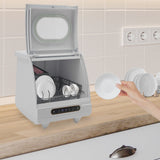 1200W mini Portable Countertop Dishwasher 360 Rotating Deep Cleaning Dishwasher image 4