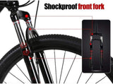 21-Speed Men's Mountain Bike Double Disc Brake 29 Inches All-Terrain City Bikes Adults Only Outdoor Cycling Hard Tail Front Suspension,C image 2