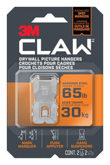 3M Claw DrywAll Picture Hangers, 65-lb Capacity image 2