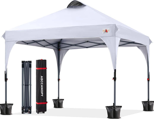 Outdoor retractable sunshade tent (10x10) camping sun shelter series, grey version