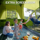 5-9 Person SUV Tent with Screen Porch and Awning for Family Camping, Weather Resistant and Portable Van or Car Tent, Includes Rainfly and Storage Bag, 13' W X 10' L X 7.1' H image 3