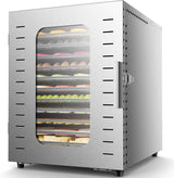 Commercial Large 12 Trays Food Dehydrator, Usable Area up to 22.67ft², 1200W Full Stainless Steel Dryer Machine, up to 190℉ Temperature, for Meat, Fruit, Veggies, Beef, Herbs, Pet Foods image 2