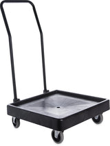 General dishwasher cart, with handle, with a load capacity of 350 pounds, blue
