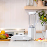 Blender: 500 watts, 6.5-gallon capacity, with corded mixing paddle, dough hook, and nutritional machine dough extension hook combo set image 2