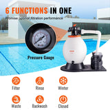 16" Swimming Pumps System & Filters Combo Set image 2