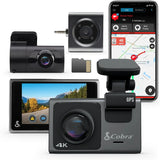 Intelligent driving recorder kit with rear camera Kober 2.5A micro USB hard wire kit image 3