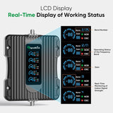 A home-use mobile phone signal booster with a liquid crystal display, a five-band mobile phone signal booster, with a coverage area of up to 5000 square feet. image 2