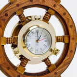 High-end home decoration clock - Sailboat copper hatches and rudder for navigation | Luxury office decorations | Wall decorations | Birthday gifts image 2