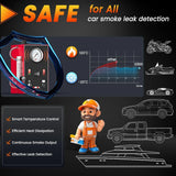 Smoke machine - The car model comes with an internal air pump, evaporative smoke machine leakage tester (with pressure gauge and flow meter), odorless car smoke machine leakage detector, and vacuum-type smoke tester for cars. image 4