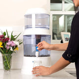 Counter-top type - Enhanced alkaline and fluoride filter | Household water filter that makes water alkaline and adds minerals | Chlorine and fluoride filter image 3