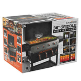 Blackstone 4-Burner 36" Propane Outdoor Griddle with Air Fryer and Hood image 3