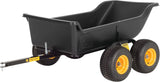 Heavy Duty Tandem Axle Cubic Foot ATV UTV Lawn Mower Trailer TA1200 and Wide Track Rubber Wheels Hauling Outdoor-Black, 1200 lbs. -15 cu.ft image 2