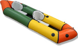 Lightweight Packrafts, TPU Inflatable Kayak for Flat Water Rafting Camping Trip/Fishing/Water Adventures 1 Person/2 Person Packraft, 330lb/660lb Weight Capacity image 2