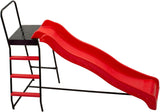 Trampoline Step N Slide | Fun Indoor & Outdoor Ladder and Wave Slide Set – Perfect for Round or Rectangle Trampolines with or Without Net image 2