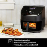 Instant Vortex Plus 6QT ClearCook Air Fryer, Clear Windows, Custom Program Options, 6-in-1 Functions, Crisps, Broils, Roasts, Dehydrates, Bakes, Reheats, from the Makers of Instant Pot, Black image 4