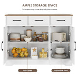 Modern Farmhouse Sideboard Buffet Cabinet image 4