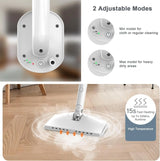 Steam Cleaner, 6 in1 Rotated Steam Mop Cleaner with 2 Modes, 2 Microfiber Pads, 400ML Removable Tank, 23FT Power Cable, Detachable Steam Mops for Floor, Laminate Floor, Tiles Cleaning (Light Blue) image 4